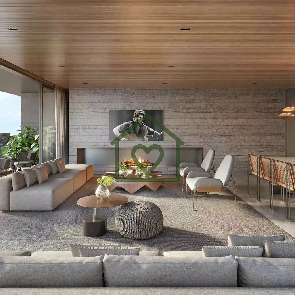 Imagem Amplo apartamento com 218 m² Privativos. 
 
São 3 Suítes, sendo uma máster. Possui Estar Íntimo...