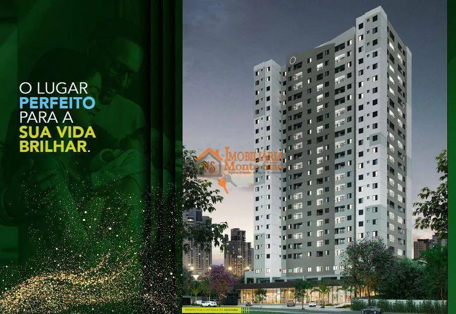 Imagem Apartamento com 2 dormitórios à venda por R$ 454.663,00 - Centro - Guarulhos/SP
