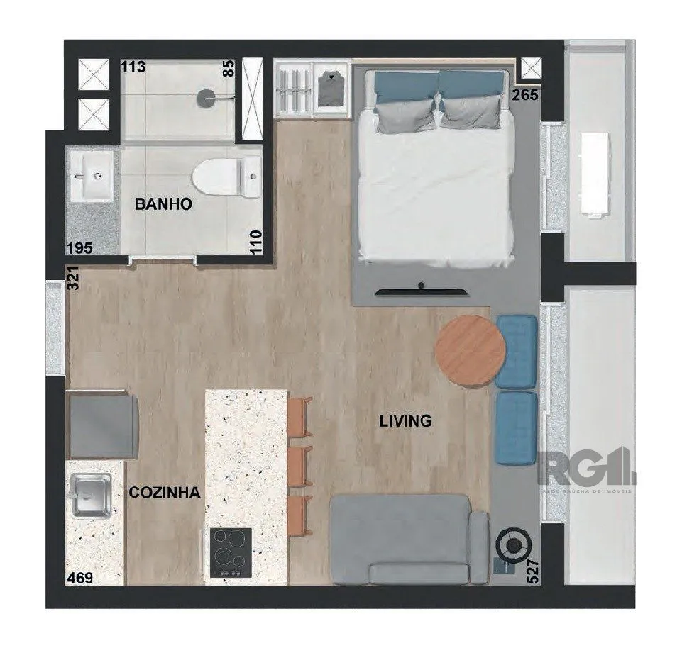 Imagem Apartamento em Jardim do Salso