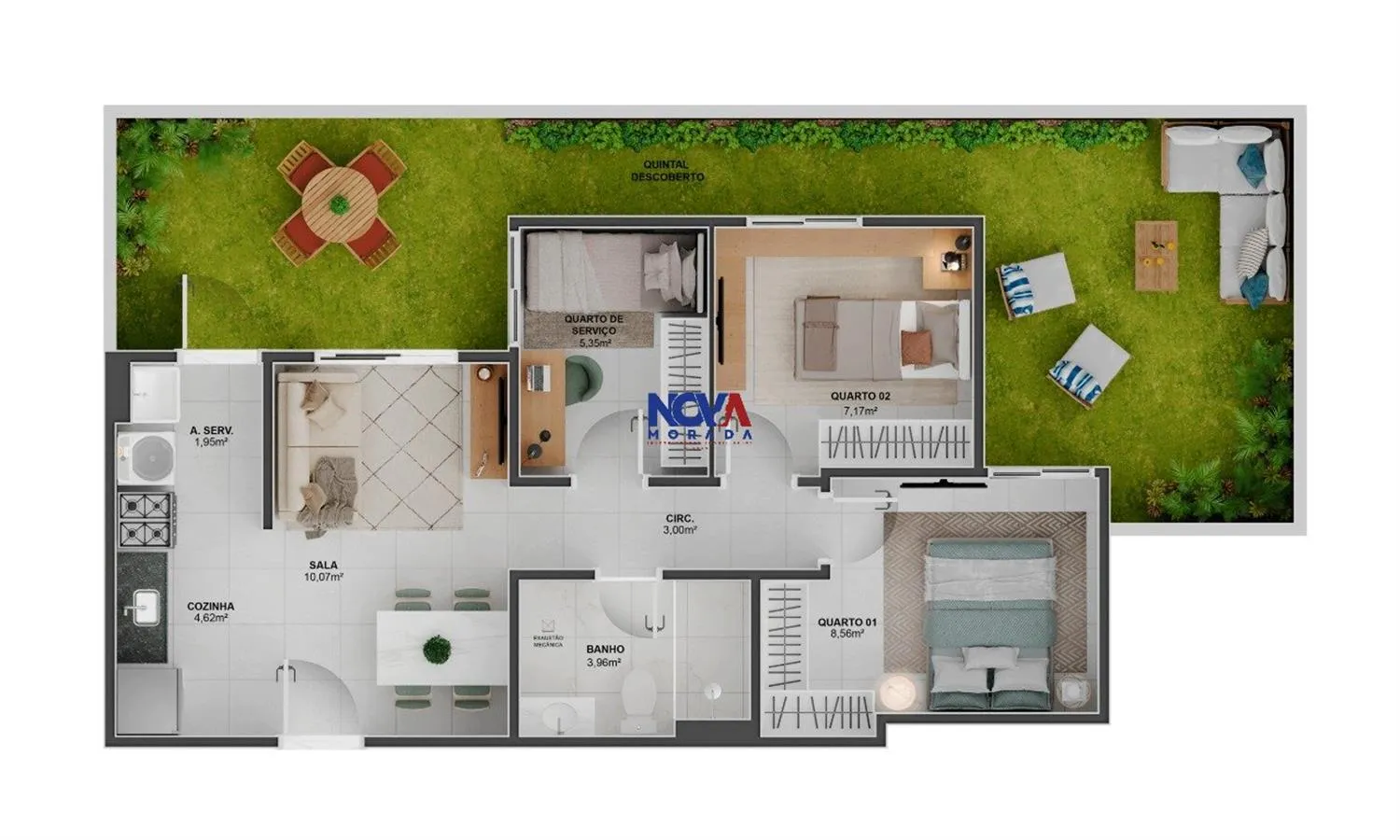 Imagem Apartamento com 3 quartos à venda em Vila Velha
