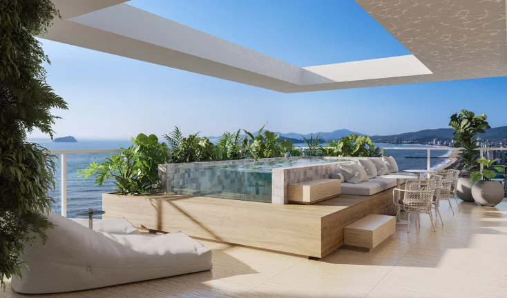 Imagem APARTAMENTO COM VISTA PERMANENTE A 100 METROS DA PRAIA