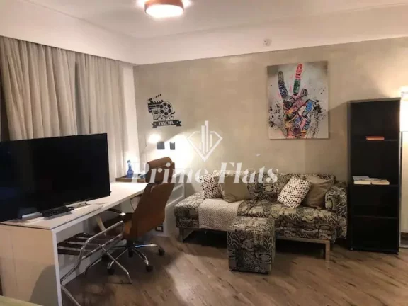 Imagem Flat disponível para locação no Meliá Ibirapuera, com 26m², 1 dormitório e 1 vaga de garagem