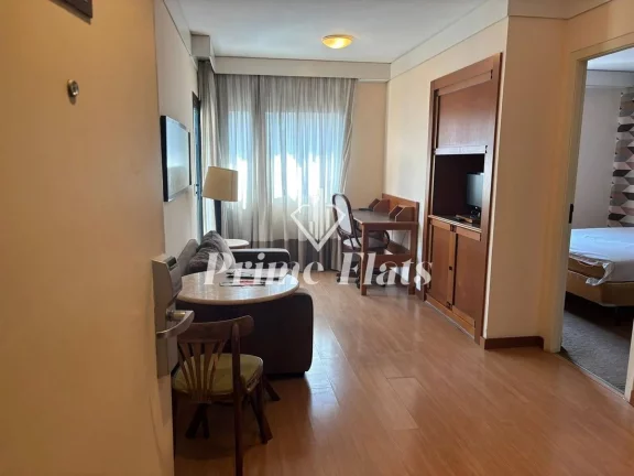 Foto do imóvel Flat disponível para venda no Estanplaza Nações Unidas, com 42m², 1 dormitório e 1 vaga de garagem em Rua Guararapes