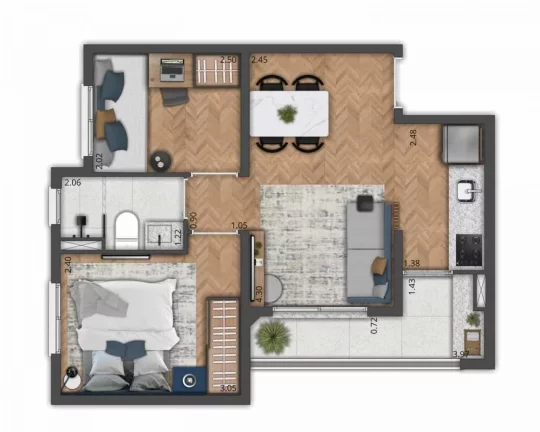 Imagem WELCONX PINHEIROS - CONX - Aptos 31m² e 1 dormitório, com localização privilegiada em Pinheiros!
