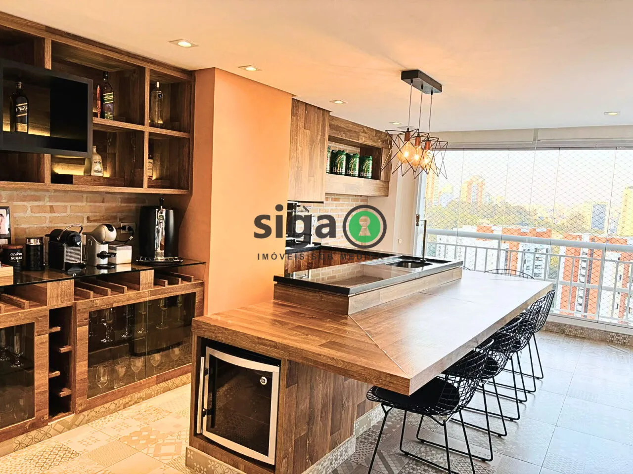Imagem Apartamento de 200m2, com 3 suites e 3 vagas à venda no Panamby