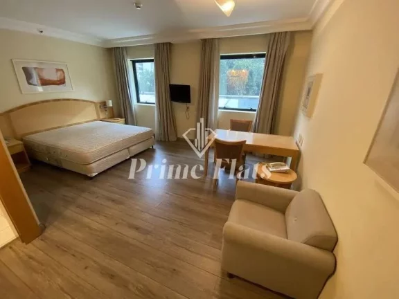 Imagem Flat disponível para locação no São Paulo Higienópolis Affiliated by Meliá, com 32m², 1 dormitório e 1 vaga