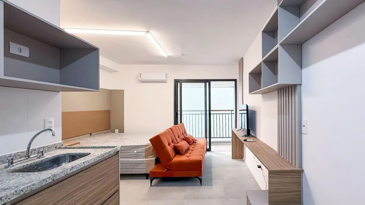 Imagem Apartamento com 1 Quarto para alugar, 27m² - Perdizes