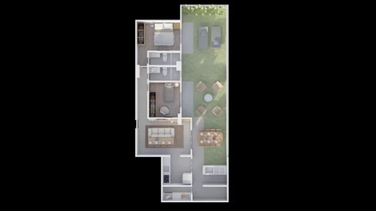 Imagem APARTAMENTO COM 104.89 m² - CANTO DO FORTE - PRAIA GRANDE SP