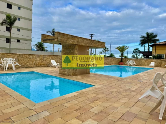 Imagem Apartamento à venda na Praia do Massaguaçu: 2 quartos, mobiliado e reformado, condomínio completo