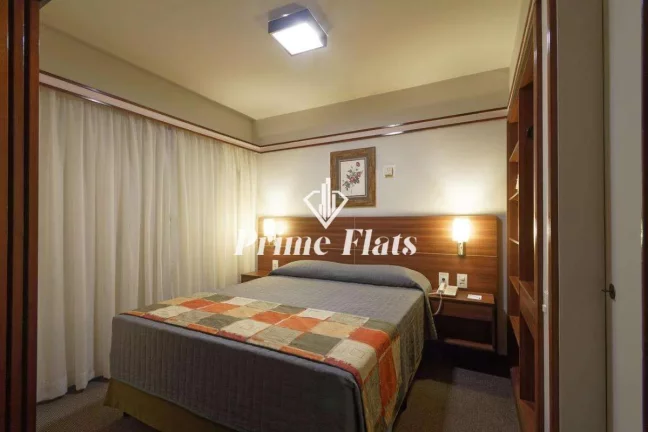Imagem Flat disponível para venda no Bristol The Time Hotel, com 31m², 1 dormitório e 1 vaga de garagem