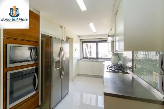 Imagem Apartamento Alto Padrão à Venda em Santo Amaro Com 3 Suítes, 4 Vagas - Varanda Gourmet