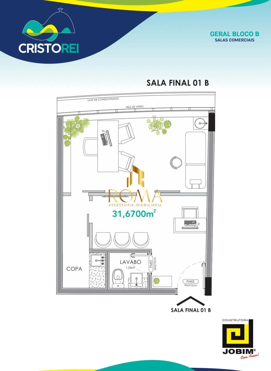 Imagem EXCLUSIVIDADE: CRISTO REI - SALA COMERCIAL