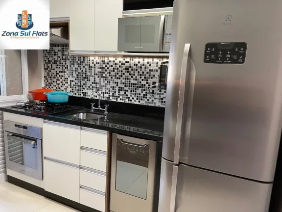 Imagem Apartamento à Venda No Brooklin Com 2 Dormitórios Sendo 1 Suíte e 1 Vaga