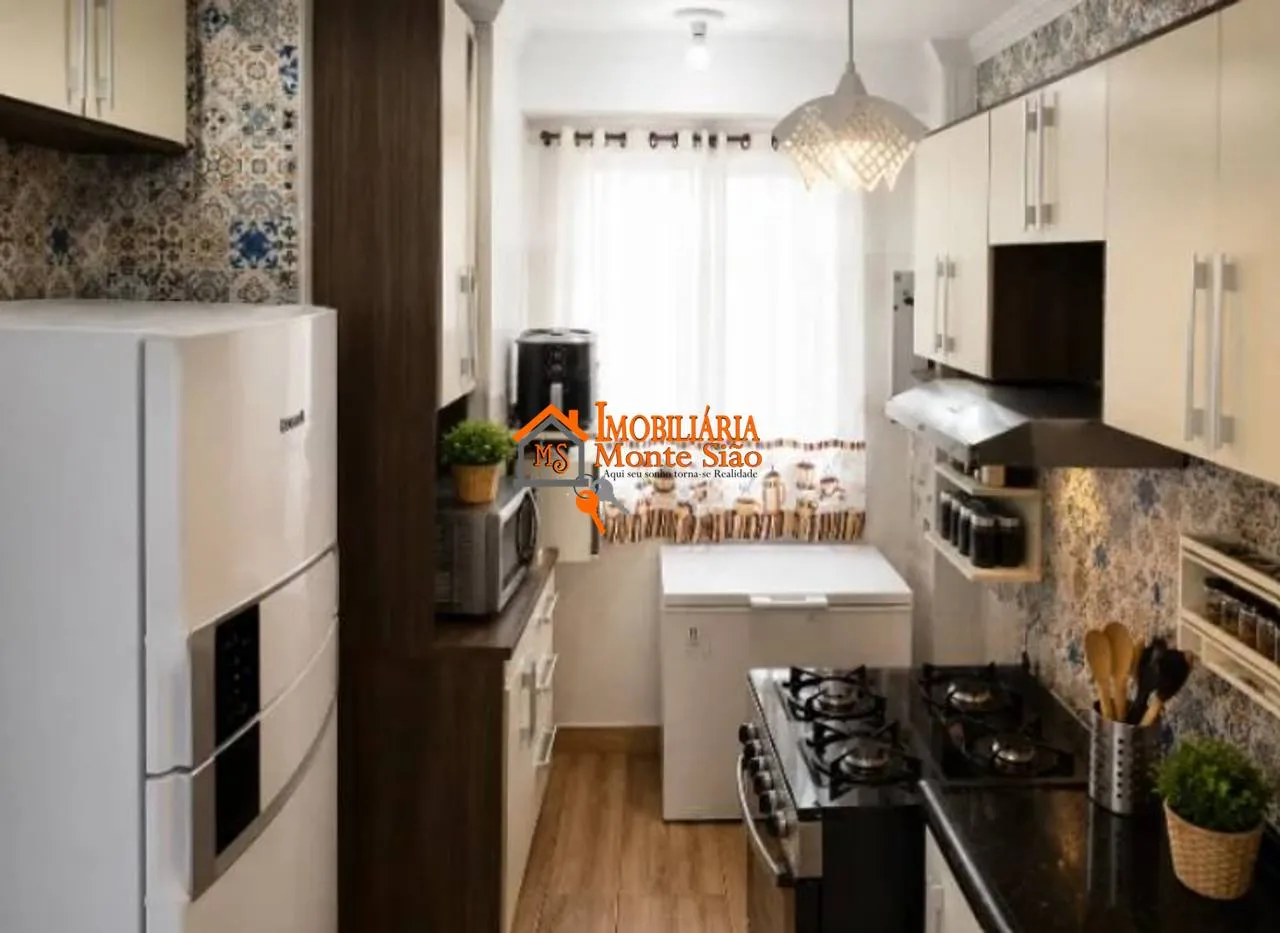 Imagem Apartamento Garden com 2 dormitórios à venda, 52 m² - Pimentas - Guarulhos/SP