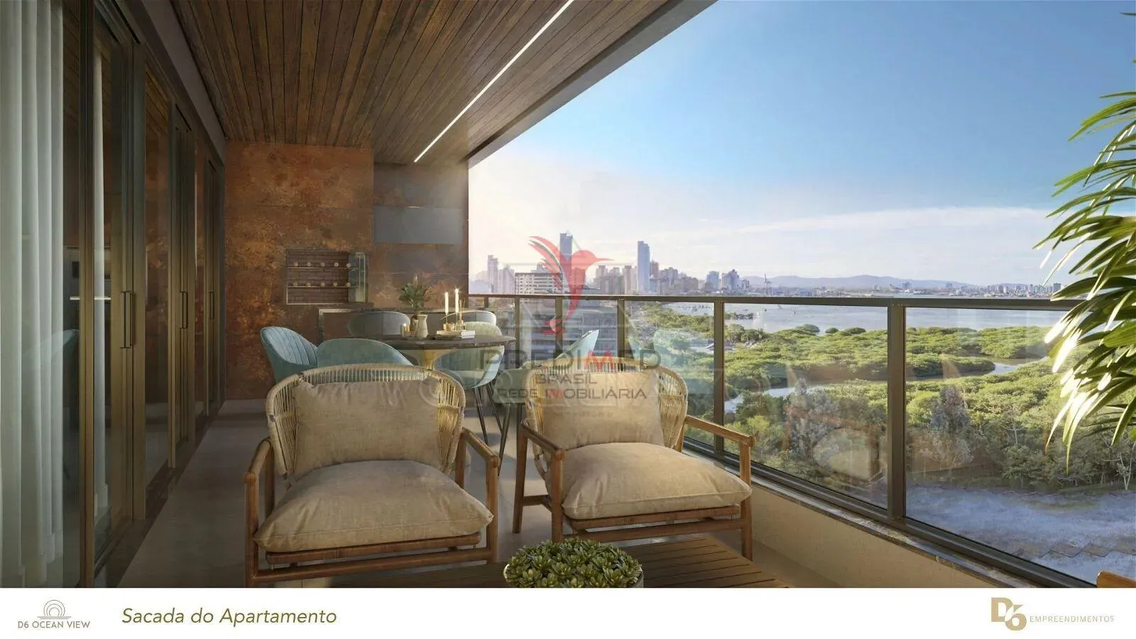 Imagem Apartamento com Vista para o Mar no Bairro Fazenda em Itajaí | D6 Vista Mar