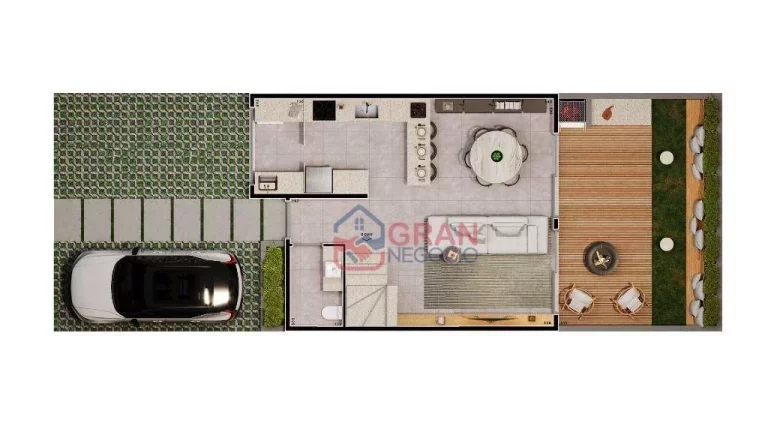 Imagem Casa com 3 dormitórios à venda em Santa Felicidade - Curitiba/PR
