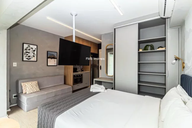 Imagem Apartamento à venda em Indianópolis, com 1 quarto, 1 banheiro.