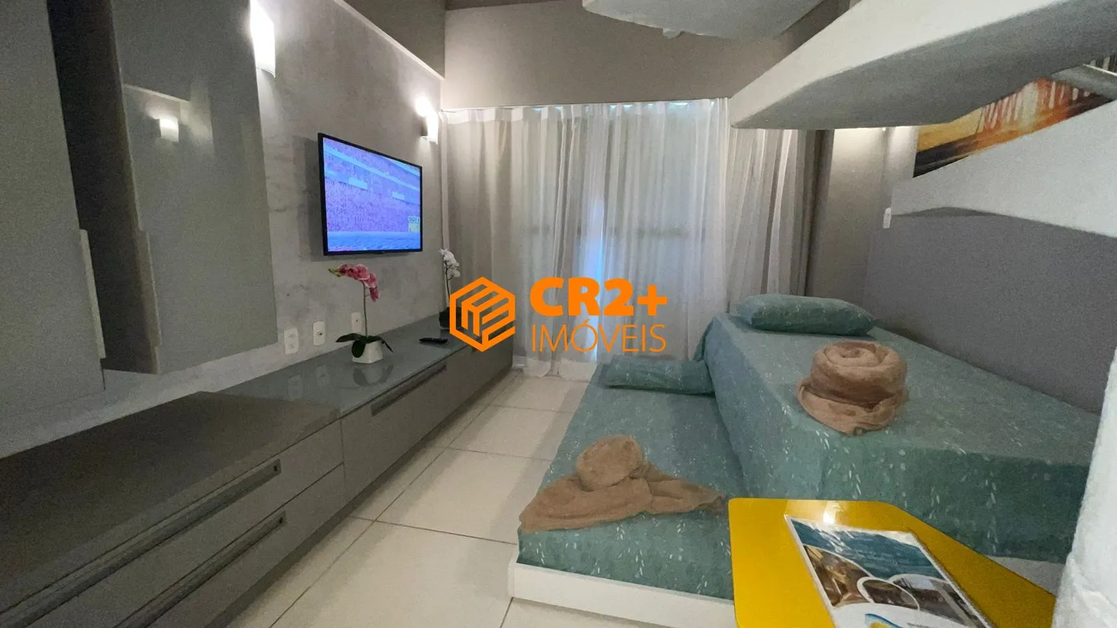 Imagem Vendo Flat com loft 54m² - 2 quartos em Porto de Galinhas MOBILIADO com Varanda