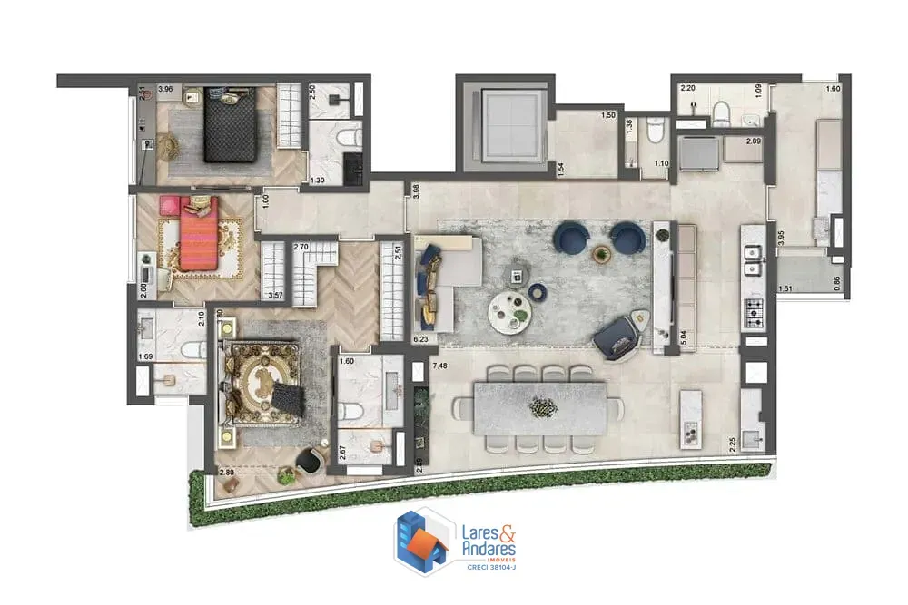 Imagem Apartamento à venda 3 Quartos 3 Suites 2 Vagas 150M² Moema São Paulo - SP