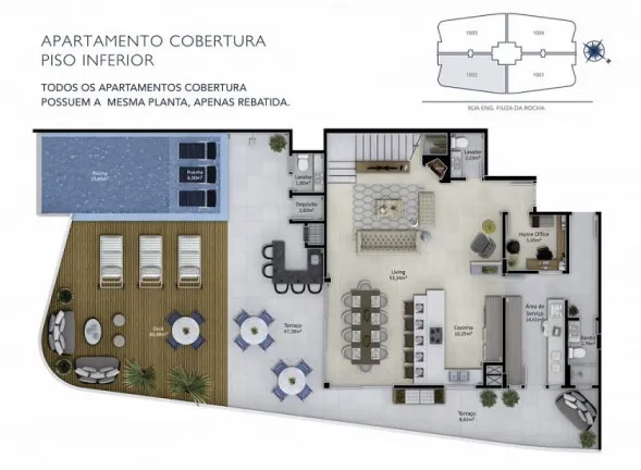 Imagem Apartamento com 4 Quartos à Venda, 208 m² em Lote Seis - Criciúma