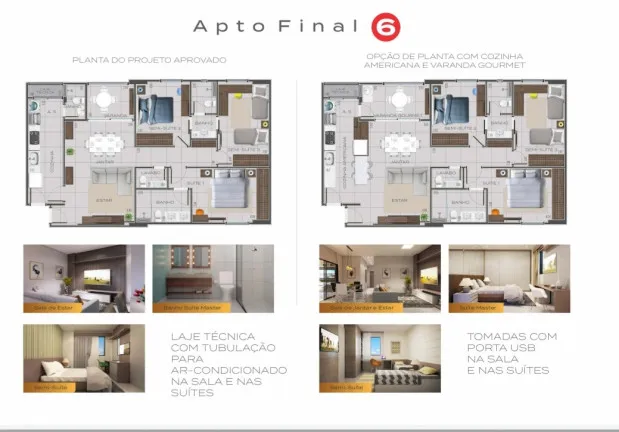 Foto do imóvel Apartamento com 3 Quartos à Venda, 91 m² em Sul (Águas Claras) - Brasília