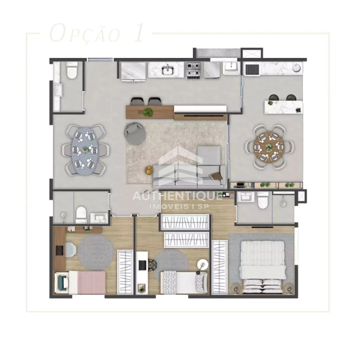 Imagem GIARDINO GOLF RESIDENZIALE VILA SAO FRANCISCO - Apartamento no bairro Vila São Francisco à venda