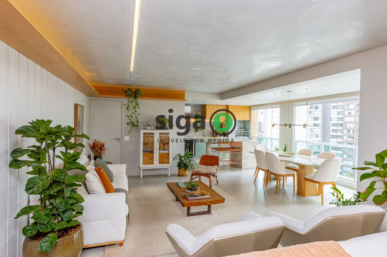 Imagem Apartamento alto padrão no Campo Belo, 161m², 3 suítes, condomínio clube