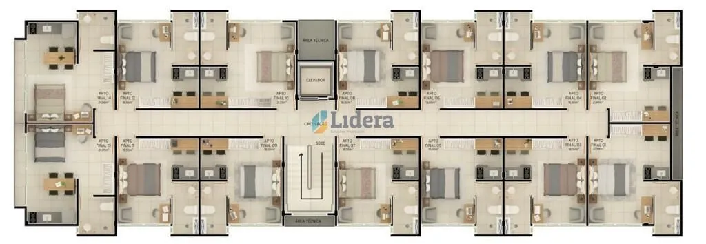 Imagem Flat - 24,95 m² - Intermares, Cabedelo/PB