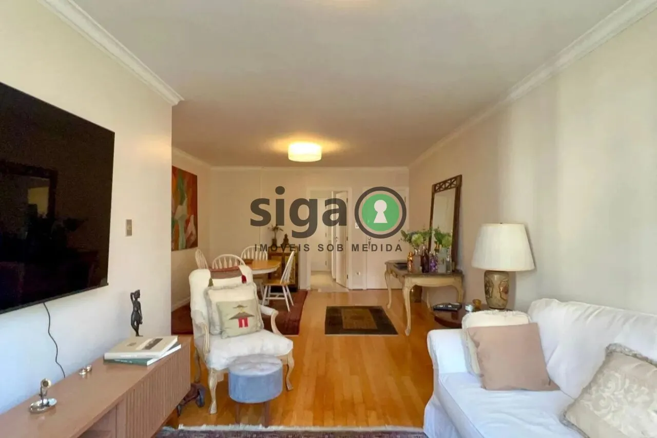 Imagem Apartamento com 141m², 3 dormitórios e 2 vagas - Jardins - São Paulo/SP