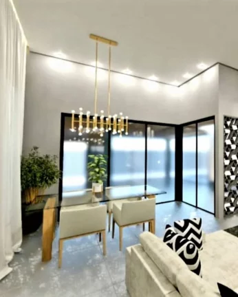 Imagem Linda casa no Condomínio Tamboré, 3 suítes, piscina.