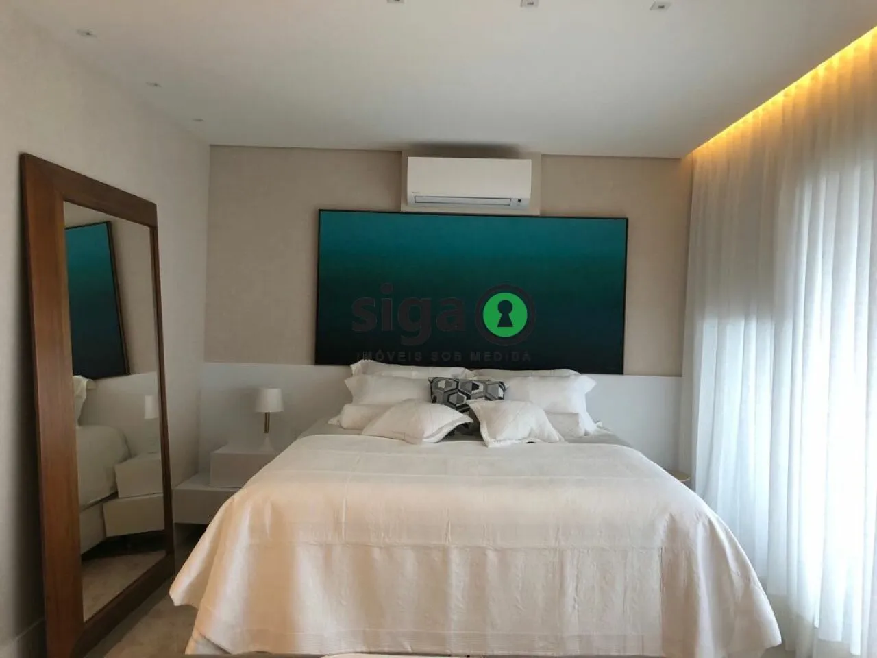 Imagem Apartamento com 49m² à venda, MOBILIADO, 1 quarto, 1 banheiro e 1 vaga, Chácara Santo Antonio