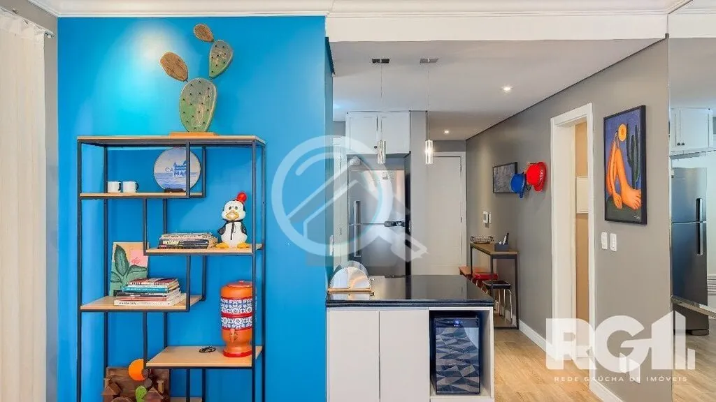 Imagem Apartamento lindamente decorado de 2 suÃ­tes, Lavabo, Churrasqueira e 2 vagas de garagens cobertas Ã...