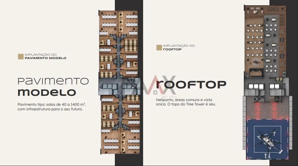 Imagem Salas comerciais á venda Tree Tower em Guarapuava PR Cidade dos Lagos