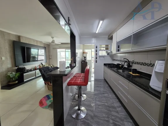Imagem Apartamento na Guilhermina em Praia Grande com Vista Mar com 3 Dormitórios