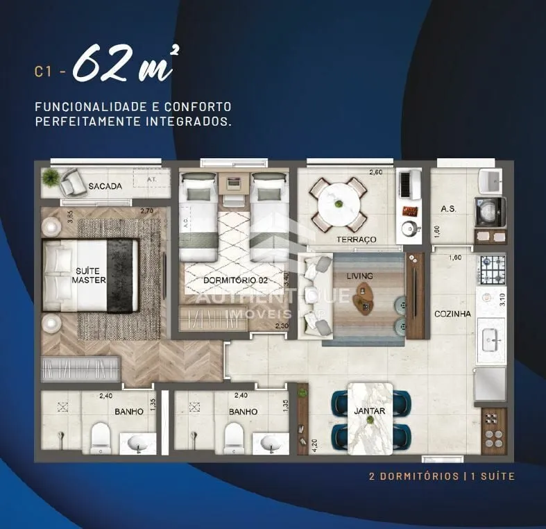Imagem BLUE HOME RESORT JOCKEY BUTANTÃ - Apartamento à venda no bairro Butantã - São Paulo/SP, Zona Oeste