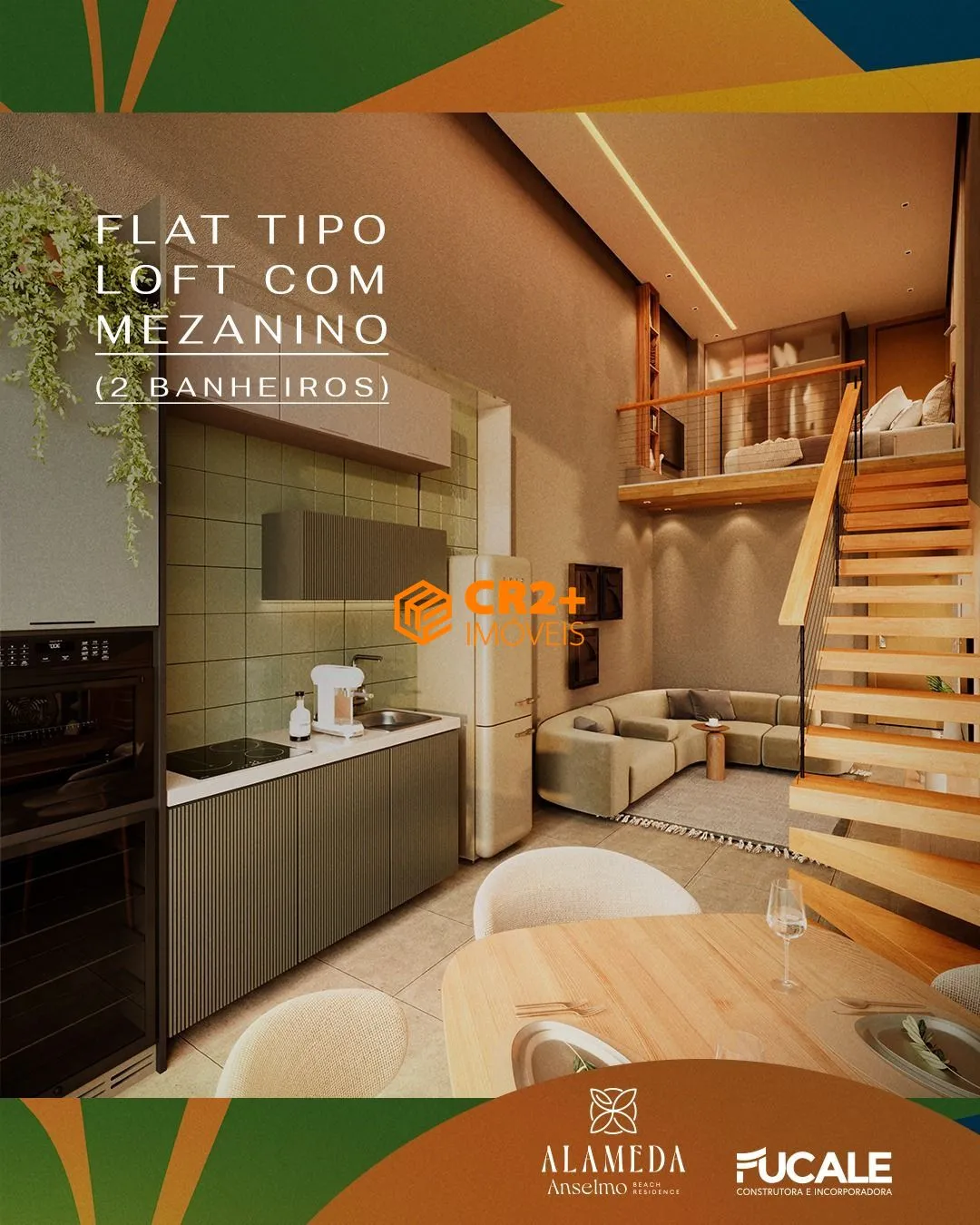 Imagem Flats á Venda de 26 á 49m² na Praia de Tamandaré.