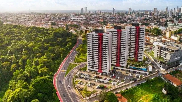 Imagem Apartamento com 2 quartos, suíte, varanda e lazer completo no Fit Jardim Botânico, no tradicional bairro da Torre.