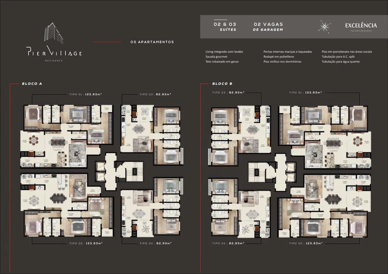 Imagem Apartamento com vista para o mar à venda com 82.93m2 por R$ 1.700.000,00
