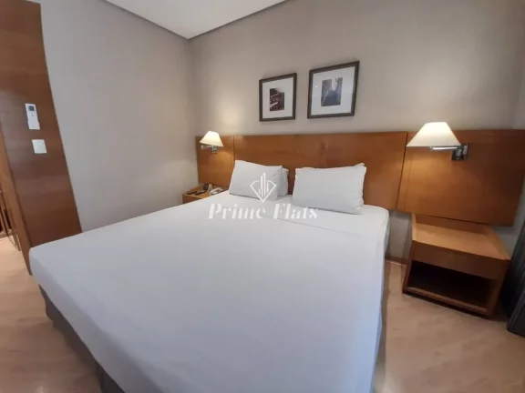 Imagem Flat disponível para venda no Transamérica Excutive Paulista, com 33m², 1 dormitório e 1 vaga de garagem