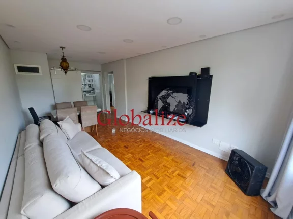 Imagem Apartamento à venda com 92m², 2 quartos, 1 suíte, dependência por R$550.000,00 no José Menino em Santos