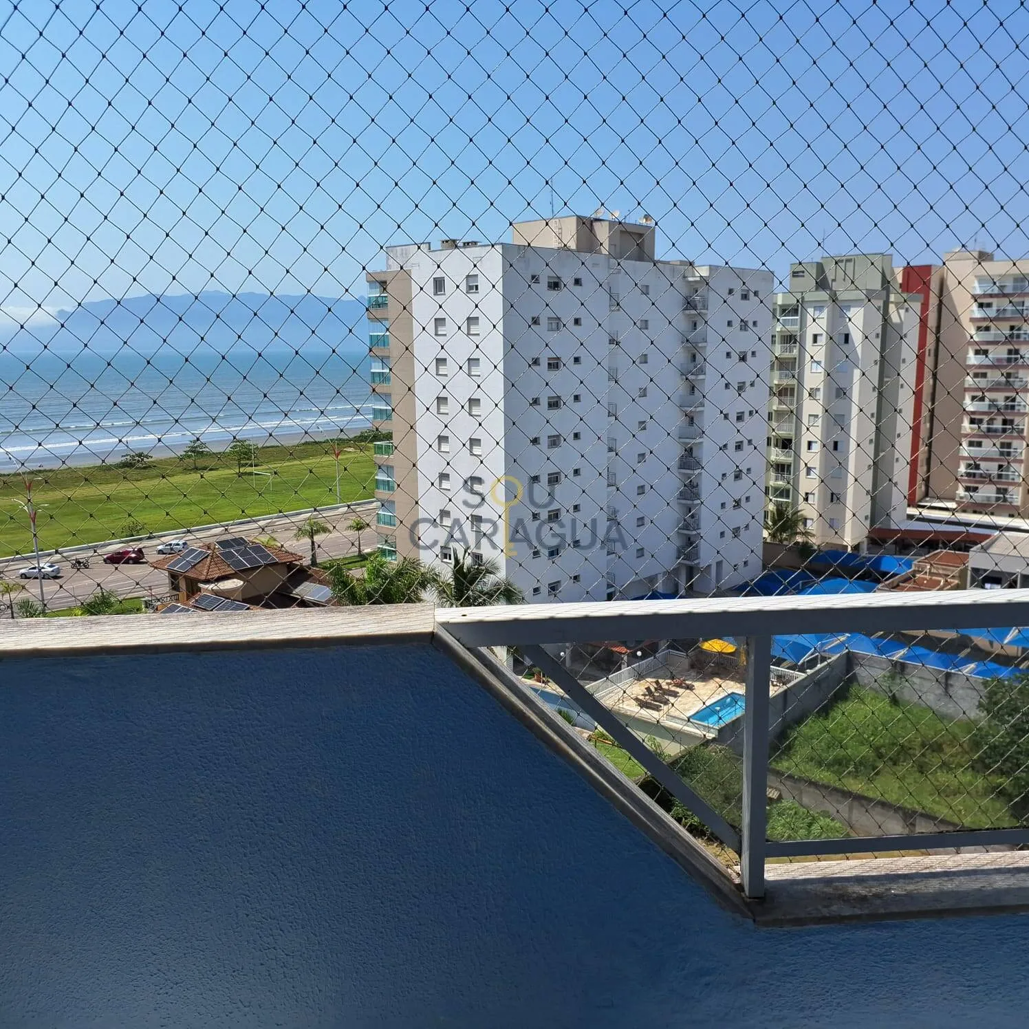 Foto do imóvel Apartamento 3 Quartos para alugar com vista para o mar em Caraguá