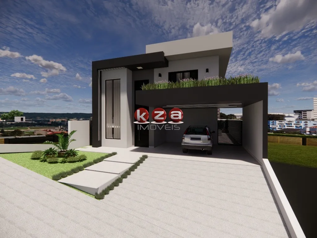 Imagem Casa de luxo em condomínio: 3 quartos, 3 suítes, 2 salas, 5 banheiros, 4 vagas na cidade de Valinhos - SP.