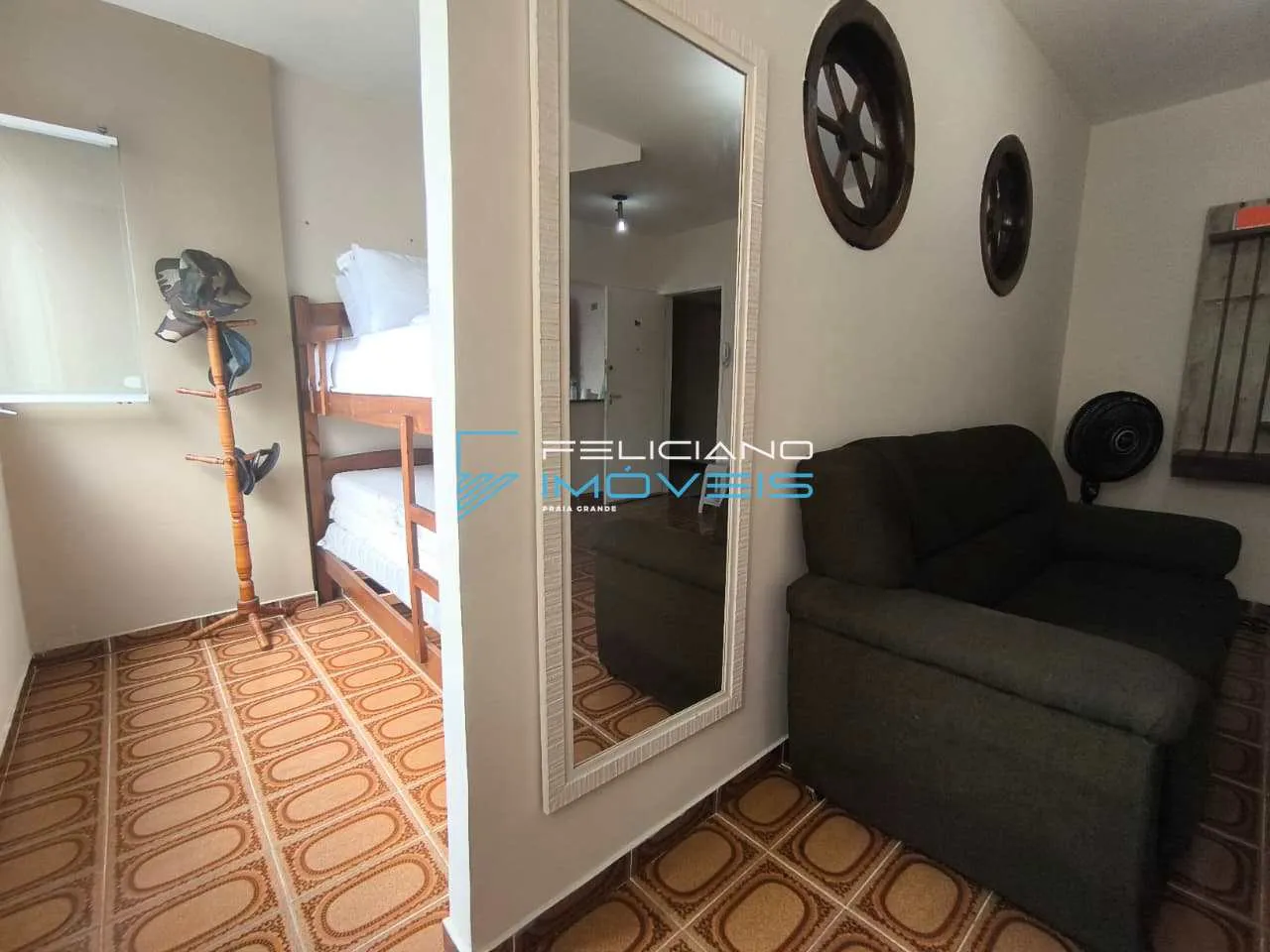 Imagem Apartamento com 1 quarto, Guilhermina, Praia Grande - R$ 360 mil, Cod: 7111