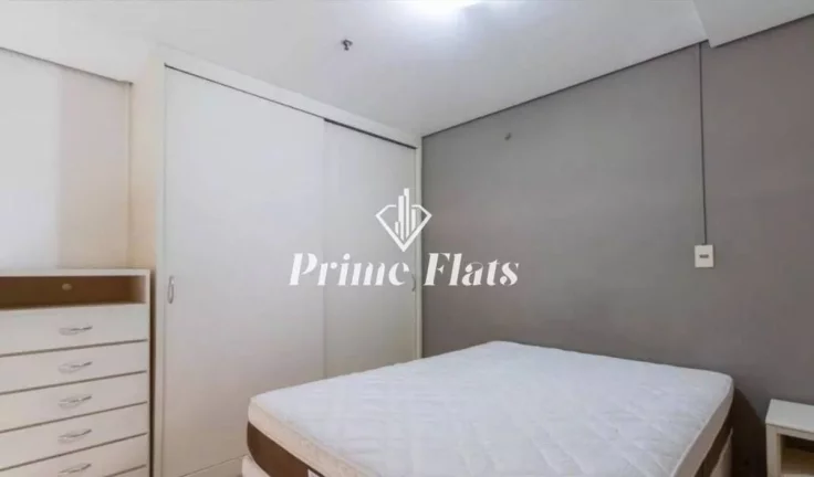 Imagem Flat disponível para venda no International Duplex Residence em Moema, com 42m², 1 dormitório e 1 vaga de garagem