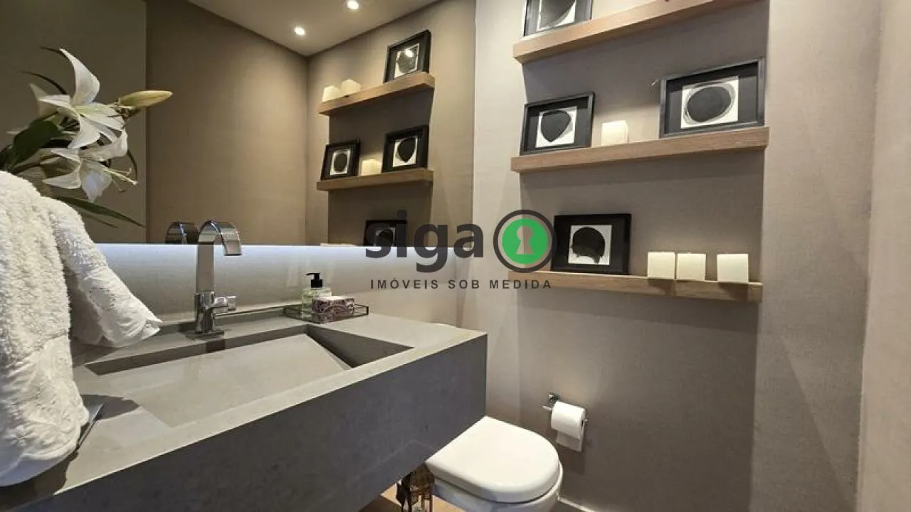 Imagem Apartamento Alto Padrão à Venda no Brooklin - 3 Suítes - 4 Vagas Fixas - Acabamento Premium