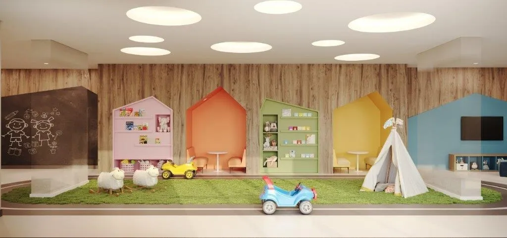 Imagem Apartamentos bem planejados e com infraestrutura completa para o bem-estar da sua família. Tudo iss...