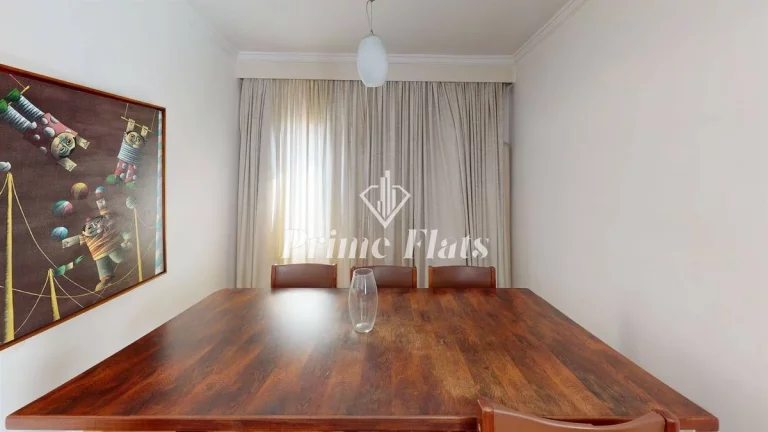 Imagem Flat disponível para locação no Saint Charles Residence Service, com 90m², 1 dormitórios e 1 vaga de garagem