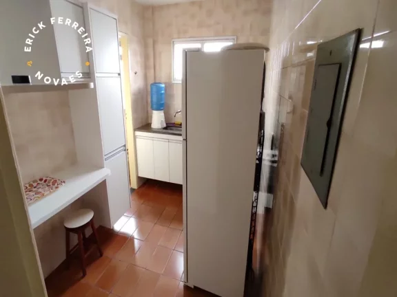 Imagem Apartamento 2 Quartos Sendo 01 Suíte Mobiliado Cozinha, Área de Serviço Dependência completa de empregado banheiros Ampla sala Vaga de Garagem