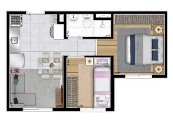 Imagem PLANO ... PORTAL PACAEMBU - Apartamentos de 1 a 2 dorms, a 4 minutos de carro do Metrô Barra Funda!