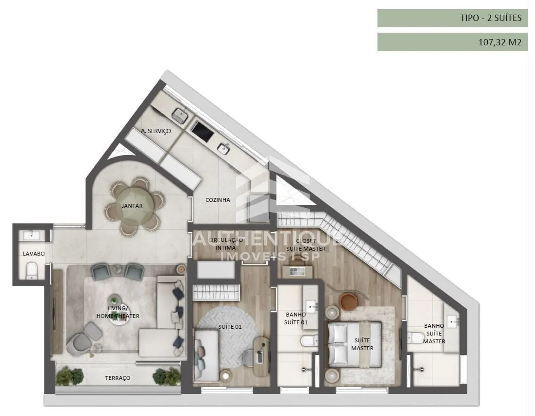 Imagem Pádua 114 - Higienópolis - Apartamento à venda no bairro Higienópolis - São Paulo/SP, Zona Central